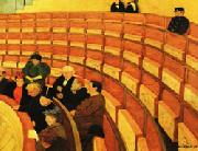 The Third Gallery at the Theatre du Chatelet, Felix Vallotton
